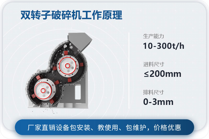 雙轉(zhuǎn)子破碎機工作原理
