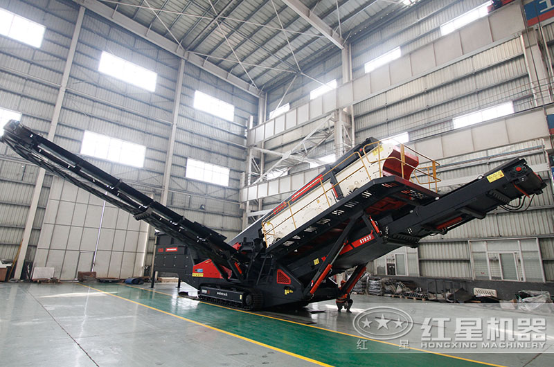 移動(dòng)式砂石分離機(jī)圖片（履帶式）