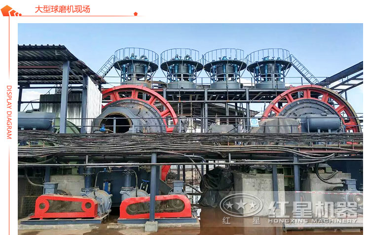 大型球磨機(jī)現(xiàn)場