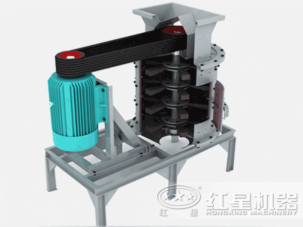 復合式破碎機動態(tài)結(jié)構(gòu)圖