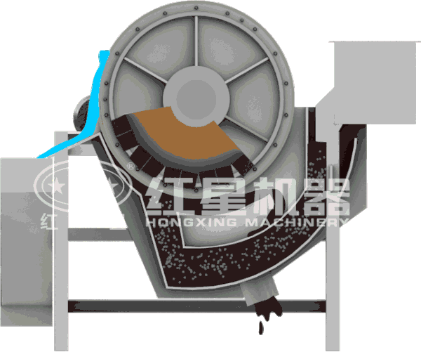 磁選機(jī)動態(tài)原理圖