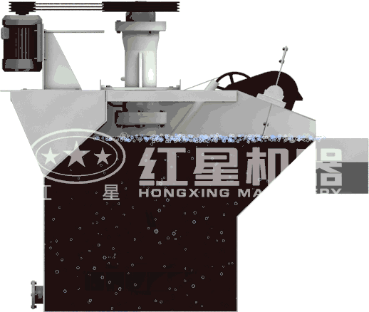 鐵礦浮選機(jī)動(dòng)態(tài)工作原理圖