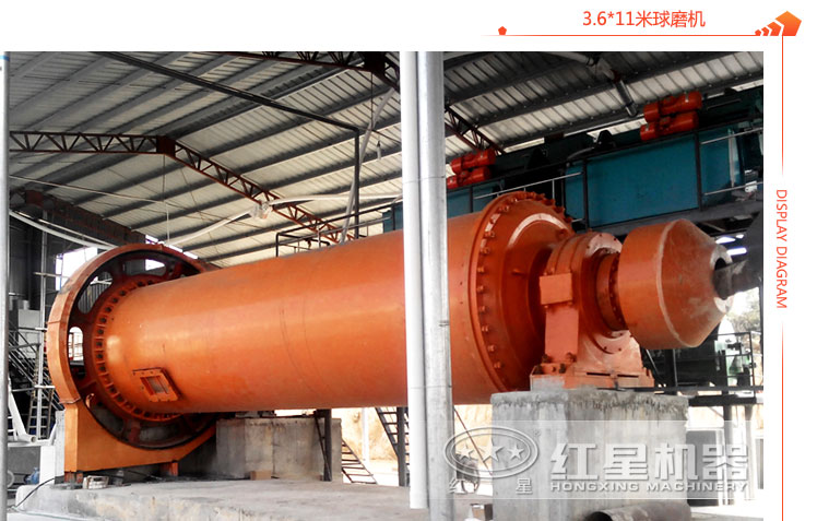3.6*11米球磨機(jī)客戶現(xiàn)場