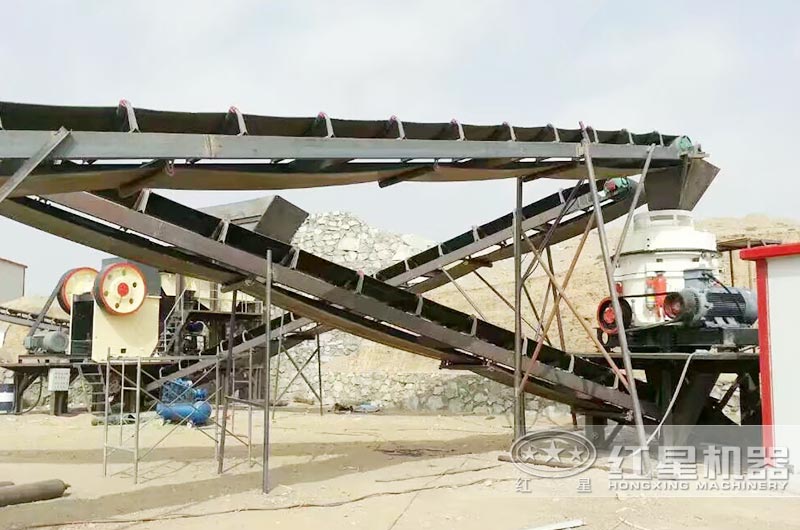 選礦生產線中的顎式破碎機和圓錐破碎機